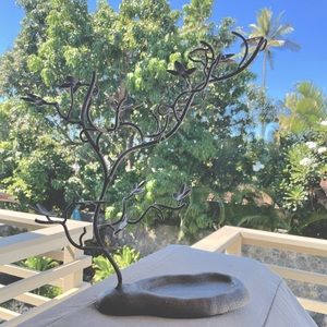 Metal Tree jewelry holder stand